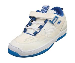 DC Shoes JS 1 - Zapatillas de Skate para Hombre, Color Blanco y Azul, Talla 42,5 EU