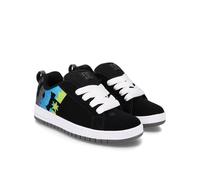 DC Shoes Jungen Court Graffik - Zapatillas de Skate, Black Multi White, 30 EU
