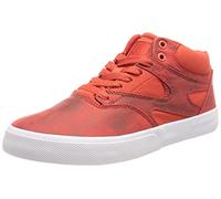 DC Shoes Kalis Vulc Mid-Zapatillas de Piel para Hombre, Herrumbre, 37 EU