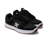 DC Shoes Lynx Zero - Zapatillas de Piel para Hombre, Black White, 48.5 EU