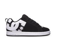 DC Shoes Men’s Leather Court Graffic Sneaker Colour Black/White