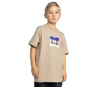 DC Shoes, Metallic Star Camiseta de Manga Corta, Chicos, 14 años, Crockery