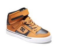 DC Shoes Pure High-Top Ev-Zapatillas de Piel para niños, Color Negro, 37 EU