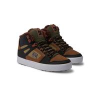 DC Shoes Pure High Top WC WNT, Zapatillas Hombre, Marrón Marrón Verde, 42.5 EU