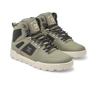 DC Shoes Pure High Top WR Boot, Botas Hombre, Verde, Negro y Blanco, 46.5 EU