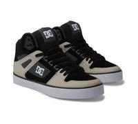 DC Shoes Pure High-Top, Zapatillas Hombre, Negro, Gris y marrón, 44.5 EU