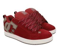 DC Shoes Tenis Court Graffik para hombre, Rojo ladrillo, gris pardo cálido, 46 EU