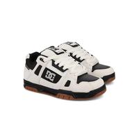 DC Shoes Tenis Stag para hombre, Blanco sucio, 42 EU