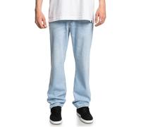 DC Shoes Worker Straight Denim RIL Jeans, Indigo Light, Estándar para Hombre
