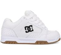 DC Shoes Zapatilla de entrenamiento/patineta Coiler para hombre Blanco/Negro/Goma, Goma blanca y negra., 44 EU