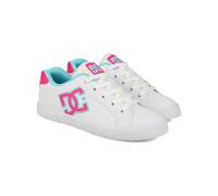 DC Shoes Zapatillas Chelsea para Mujer, Color Blanco/Crazy Rosa/Azul, Talla 36,5 EU, White Crazy Pink Blue, 36.5 EU
