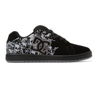DC Shoes Zapatillas de Piel Gaveler para Hombre, Black Dk Grey Print, 45 EU