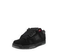 DC Shoes Zapatillas de Piel Stag para Hombre, Black Grey Red, 46 EU