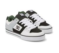 DC Shoes Zapatillas para Hombre Pure, Blanco, Negro y Verde, 44.5 EU