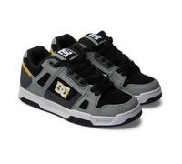 DC Shoes Stag, Zapatillas Hombre, Gris/Amarillo, 46 EU