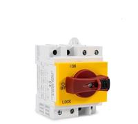 DC Solar Isolator Din Rail Switch PV 1000V 32A 2P4P Mounting Rotating Handle CE Disconnector For Solar Certified EKD6-DB32,práctico