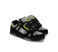 DC Stag - Tenis para hombre, Negro / gris/ Verde, 11