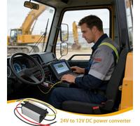 DC Step Down Power Supply - Adjustable Power Adapter for Efficiency | Variable Regulator with Digital Display & Manual for Automotive, Truck, RV and Auto Electronics Equipment