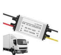 DC Step Down Transformer - 12V Adjustable Power Adapter For Automotive Electronics | Waterproof IP68 Step Down Converter With 60W Output And Multiple Protection Circuits | For Car, RV, Truck, Marine V