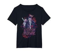 DC Suicide Squad Joker Harley Quinn Mad Love Camiseta, Mujer Tallas Grandes, Negro, 1XL Grande