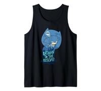 DC Super Friends Batman Swinging Silhouette Camiseta sin Mangas