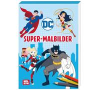 DC Superhelden: Super-Malbilder: mit Batman, Superman, Wonder Woman und Co. | Cooler Malblock für Kinder ab 3 Jahren