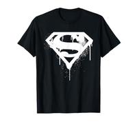 DC Superman Logo Doomsday Graffiti blanco Camiseta