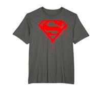 DC Superman Logo Doomsday Rojo Graffiti Camiseta