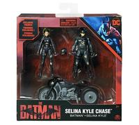 DC The Batman Selina Kyle Chase Juego Con Motocicleta Batman & Selina Juguete...