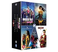 DC Universe - Coffret 5 films : Birds of Prey et la fantabuleuse histoire de Harley Quinn + Shazam! + Aquaman + Wonder Woman + Man of Steel [Francia] [DVD]