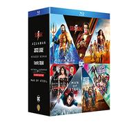 DC Universe - L'intégrale des 6 films : Justice League + Wonder Woman + Suicide Squad + Batman v Superman : L'aube de la justice + Man of Steel + Aquaman [Francia] [Blu-ray]