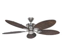 Dc Ventilador de Techo con Mando a Distancia Caribbean Dream Eco Cromo Rattan
