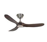 DC Ventilador De Techo Pequeño Eco Genuino Cromo Nogal 122 CM Control Remoto