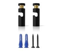 DC VOLTAGE Paquete de ganchos de montaje para cable de techo para colgante e iluminación de candelabro, gancho minimalista para techo y pared, ganchos de techo modernos para luz de guirnalda, fácil