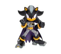 DC x Sonic - Shadow como Batman 13 cm, Figura de acción, Licencia Oficial Jakks Pacific, Alta articulación y diseño detallado, Packaging para coleccionistas