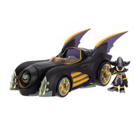 Dc x sonic ? shadow como batman con batimóvil con funciones 6 cm, s