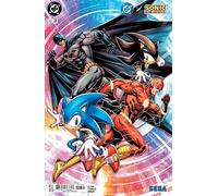 DC x Sonic the Hedgehog #3 Serg Acuña Variant Cover with Rated Comics Acrylic Backer