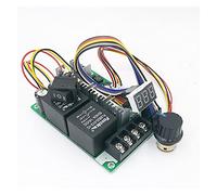 DC10V ~ 55V Pantalla digital PWM Controlador de velocidad hacia adelante y retroceso CORRIENTE CONTINUA Motor 0 100% ajustable 1 2V 24V 40A for el actuador lineal,Modulación de precisión
