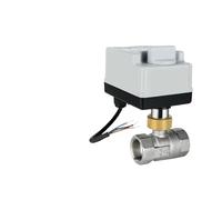 DC12-24V/AC220 con Control Manual y automático válvula de bola eléctrica acero inoxidable 3 cables 2 vías DN15 ~ DN50(DN40,DC 12-24V_2WAYS)