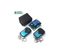 (DC1202 y 2 KT01) Interruptor de control remoto inalámbrico universal de 433 Mhz, módulo receptor de relé de 2