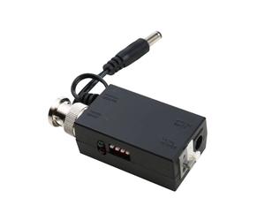 DC12V 1CH Active UTP Video Transmitter Balun BNC Video Balun para el Sistema DVR de la Cámara CCTV