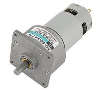 DC12V/24V 35W Mini motor de engranajes DC de velocidad ajustable de metal gran par CW/CCW XD-GA775(24V 50rpm)