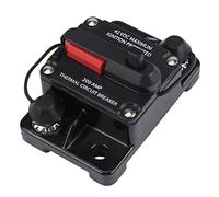 DC12V-42V 50A-250A Reinicio manual del disyuntor en línea de audio estéreo para automóvil en modo electrónico, utilizado en lugar de un portafusibles en línea(200A)