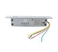 DC12V cerradura eléctrica del perno de la gota, cerradura eléctrica del perno de 5 líneas con el retraso de 4 tiempos, cerradura estrecha eléctrica de la puerta del enchufe (Desbloqueo de apagado)