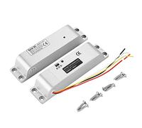 DC12V Cerradura magnética - 1000 KG Cerradura de puerta eléctrica control de acceso de entrada de la puerta de inducción, Adecuado para todos los tipos de puertas