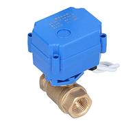 DC12V DN15 1 / 2In Válvula De Bola Eléctrica Motorizada BSP Válvula De Control De Flujo De Latón Para Sistemas De Riego Y Automatización Industrial