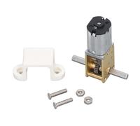 DC12V Gear Motor 120RPM | Strong Output Low Noise High Efficiency | Dual Shaft Speed Reduction Motor for Robots/Automated Cars/Washing Machines | Zinc Alloy Brass Construction