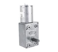 DC12V Motor de Reducción de Velocidad Motor de Engranaje Motorreductor de Tornillo sin Fin de Alto par Reversible CW/CCW(6RPM)