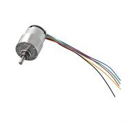 DC12V para motor de engranajes JGB37 520 con codificador, motor de reducción de velocidad con salida de fase AB para funcionamiento reversible y manejo de carga (176 RPM)
