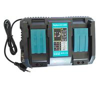 DC18RD Cargador Doble de 4A Cargador rápido para Makita batería BL1815 BL1820 BL1830 BL1840 BL1840B BL1850B BL1860 BL1430 BL1440 BL1450 BL1460